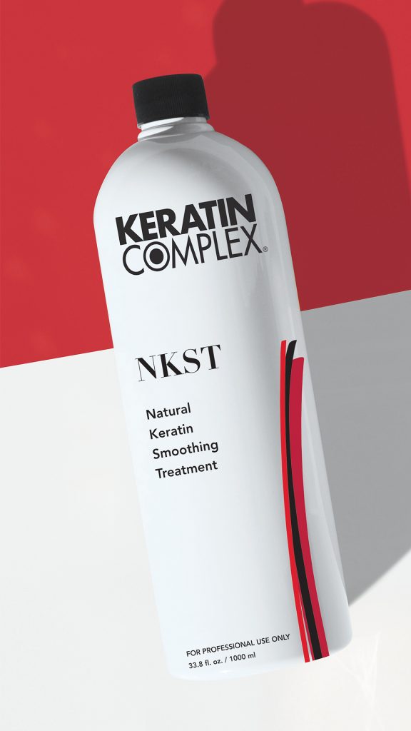 Keratin Complex NKST smoothing treatment product used at Bloom Groom Salon, Saigon